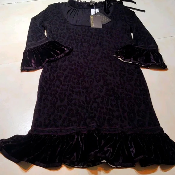 Robert Cavalli Tonal Layered Bell Dress - Picture 5 of 15